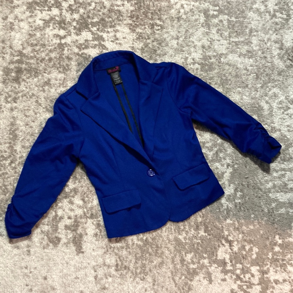 3/4 sleeve Blue Blazer